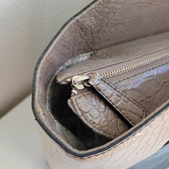 GUESS VINATGE crocodile skin shoulder bag - Picture 6 of 15